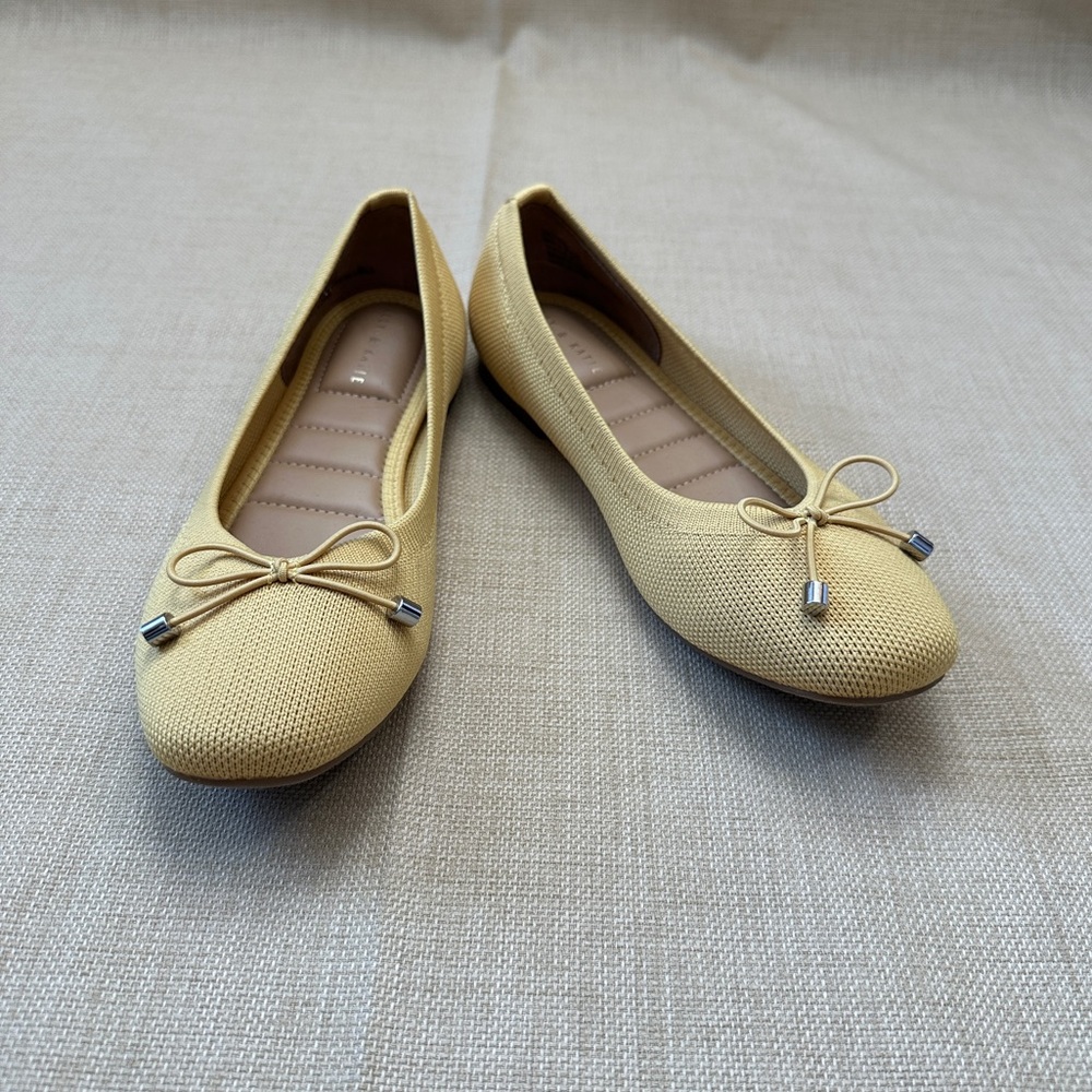 Katie and Kelly Yellow “Sasha” Ballet Flats